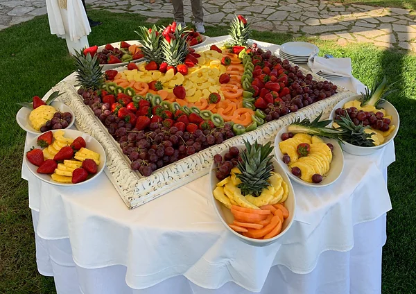 Buffet in giardino